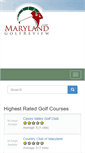 Mobile Screenshot of marylandgolfreview.com